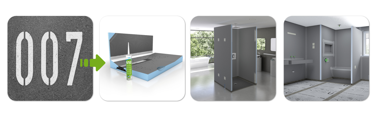 Wedi 610: de kit die meteen waterdicht is (en je badkamer redt)